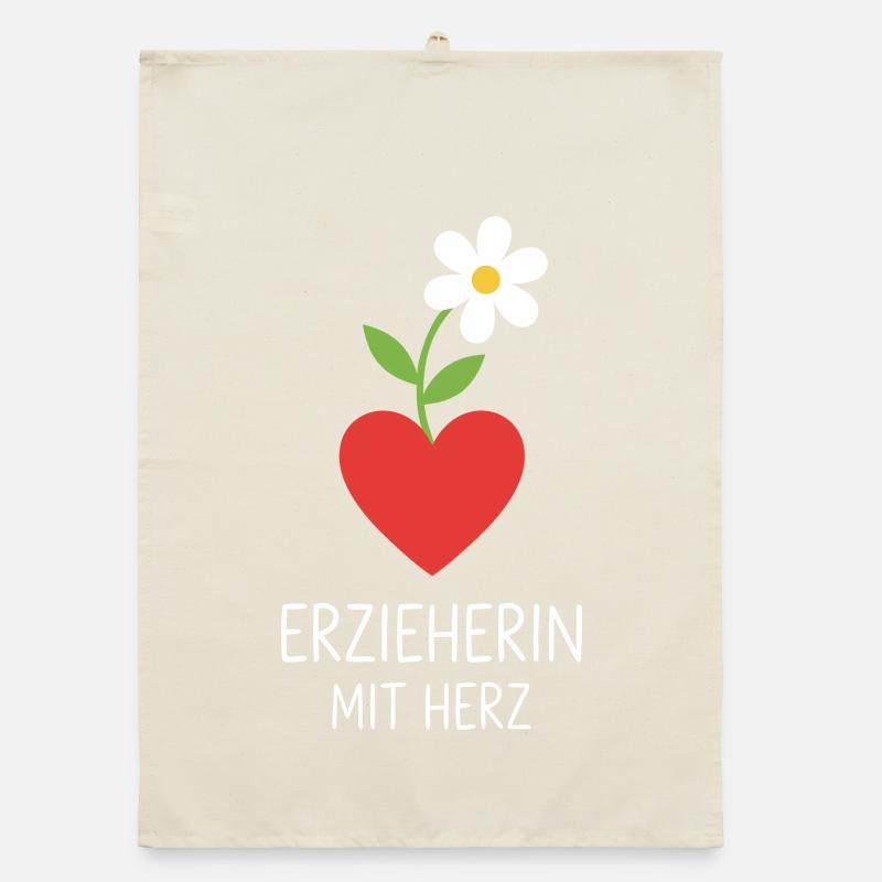 Educator with heart Organic dish towel