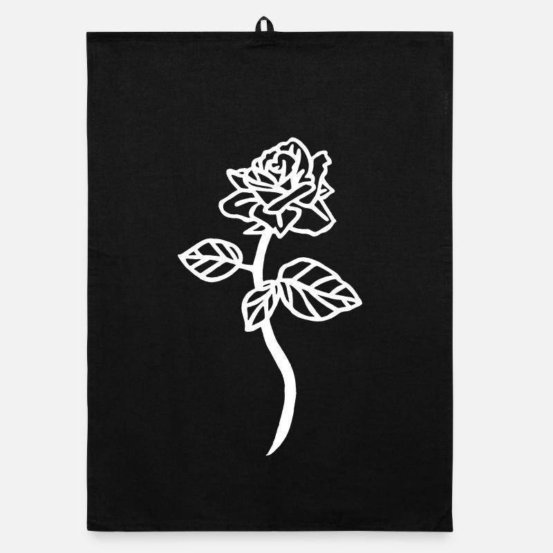 The White Rose Organic dish towel