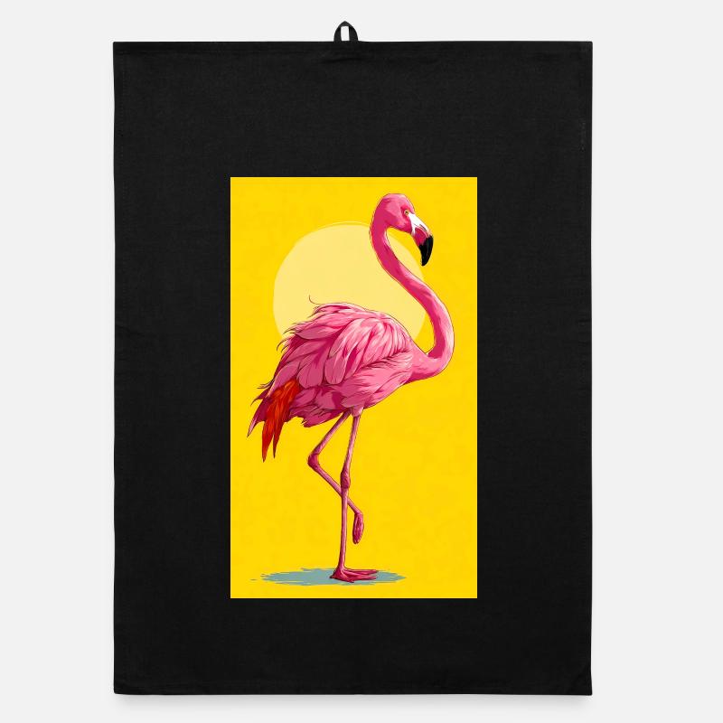 flamingo Organic dish towel