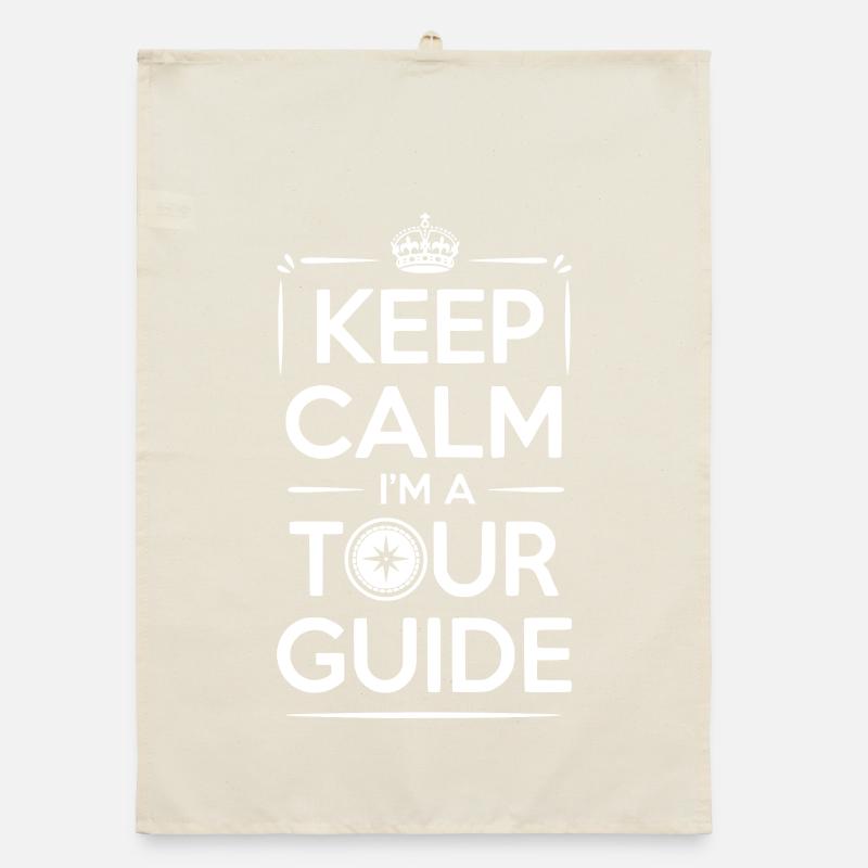 Reste calme, je suis guide touristique Torchon bio
