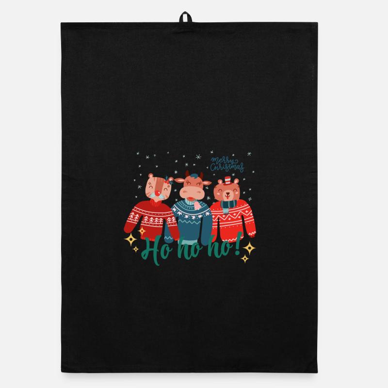 Laid de Noël Pull - Joyeux Noël Torchon bio