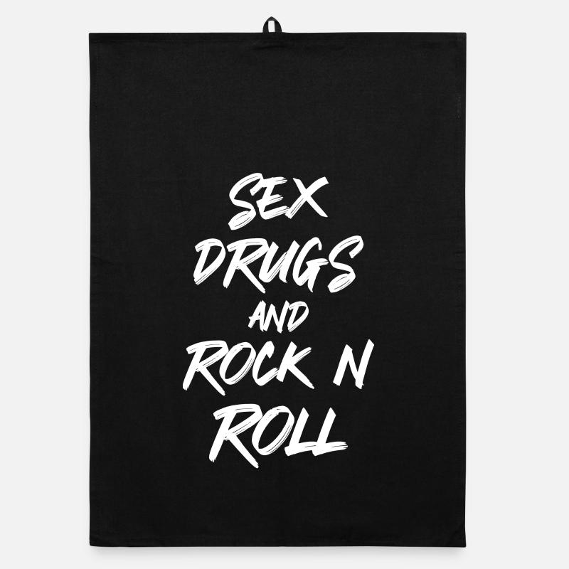 Citation sur la culture rock Torchon bio