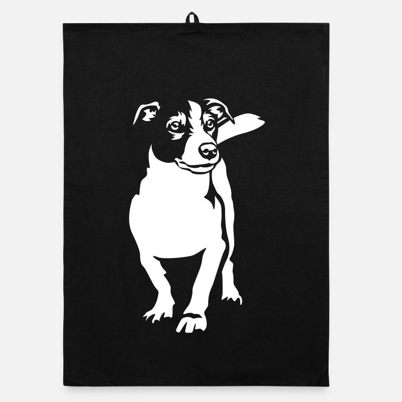 Jack Russell Terrier « Black Edition » Torchon bio