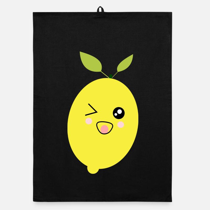 Lemon, Lime, Lime, Fruit, Fruit, Vegan Organic dish towel