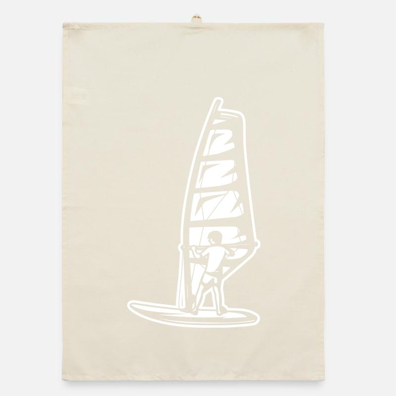 Windsurfer Junge Organic Geschirrtuch
