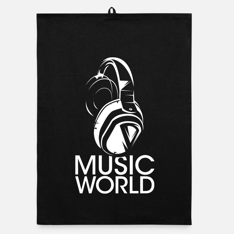 Casque de musique Icône Icône Beats Graphic Logo Torchon bio