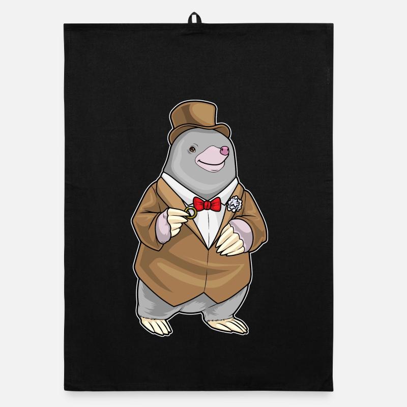 Mole Groom Wedding Ring Wedding Organic dish towel