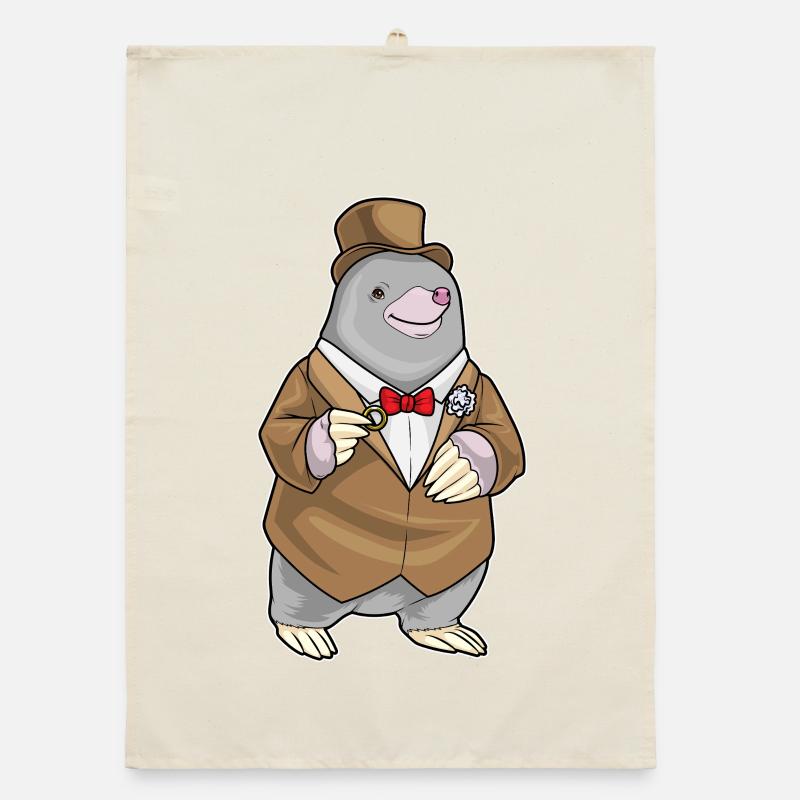 Mole Groom Wedding Ring Wedding Organic dish towel