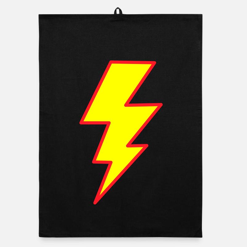 Double lightning Organic dish towel