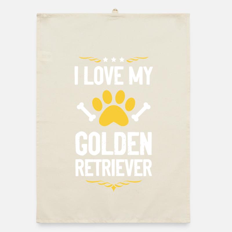 J’adore mon golden retriever Torchon bio