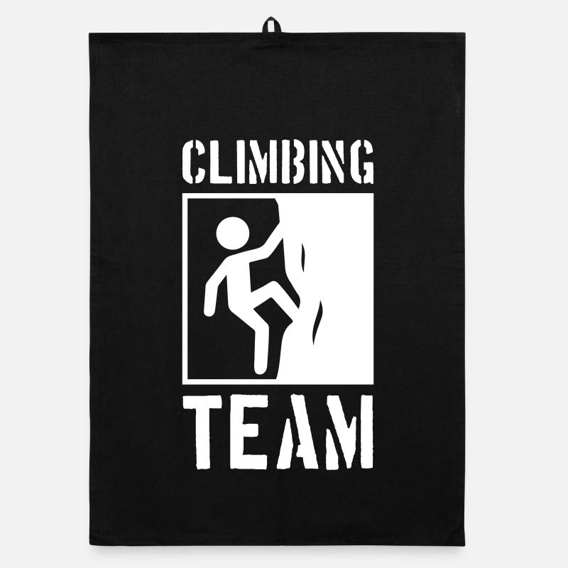 Climbing Team Berge Klettern Organic Geschirrtuch