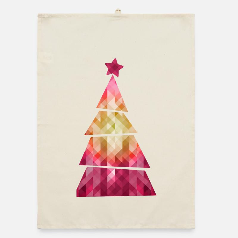 Sapin de Noël - Weihnachtsbaum - Weihnachten Torchon bio