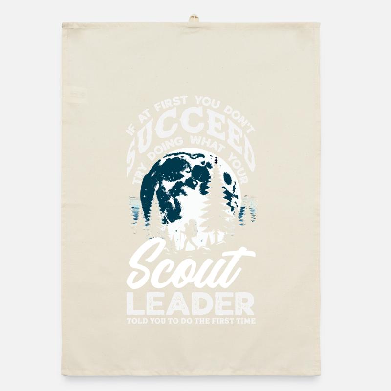 Scouting Squad Leader Forest Camp Organic dish towel