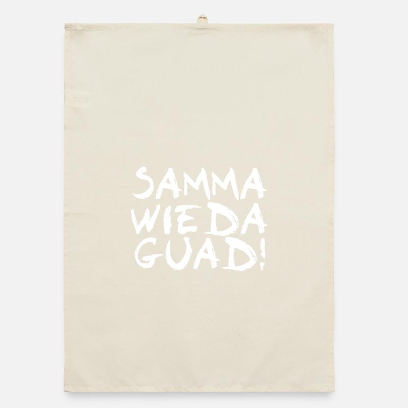 Samma wieda guad Organic Geschirrtuch