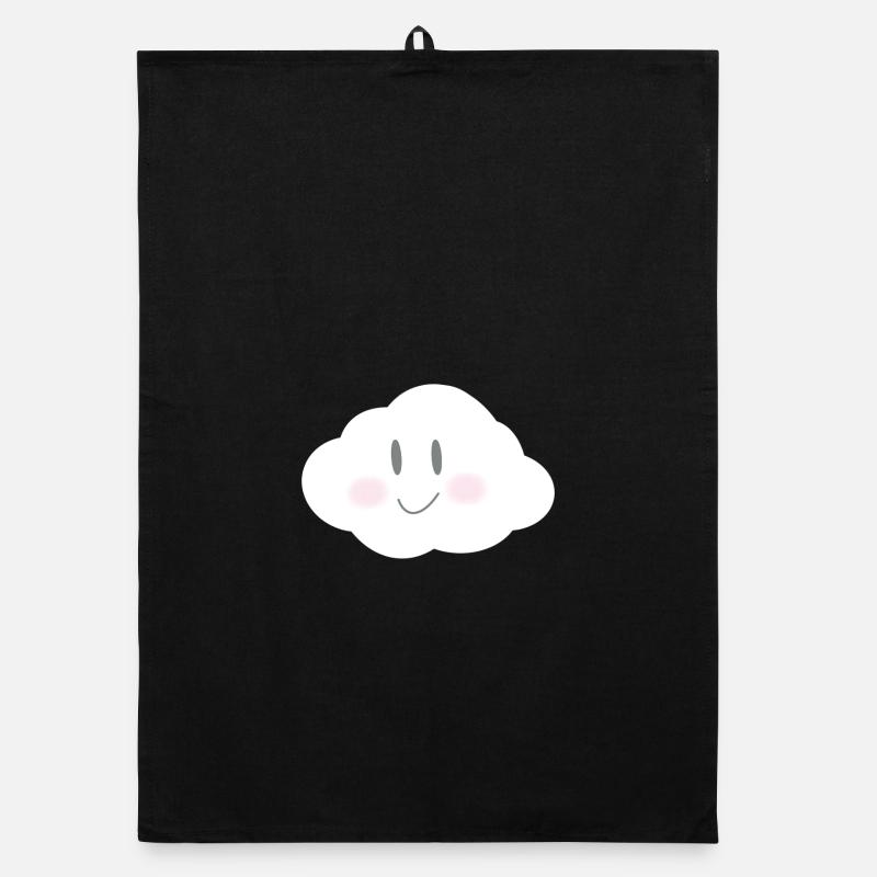 Les enfants du dessin animé Smiling Cloud Torchon bio