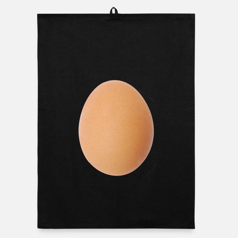 Egg Brown Pattern Nature Motif Organic dish towel