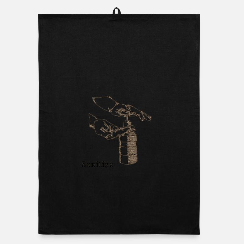 Elektrischer Handschuh mit Desinfektionsmittel Organic Geschirrtuch