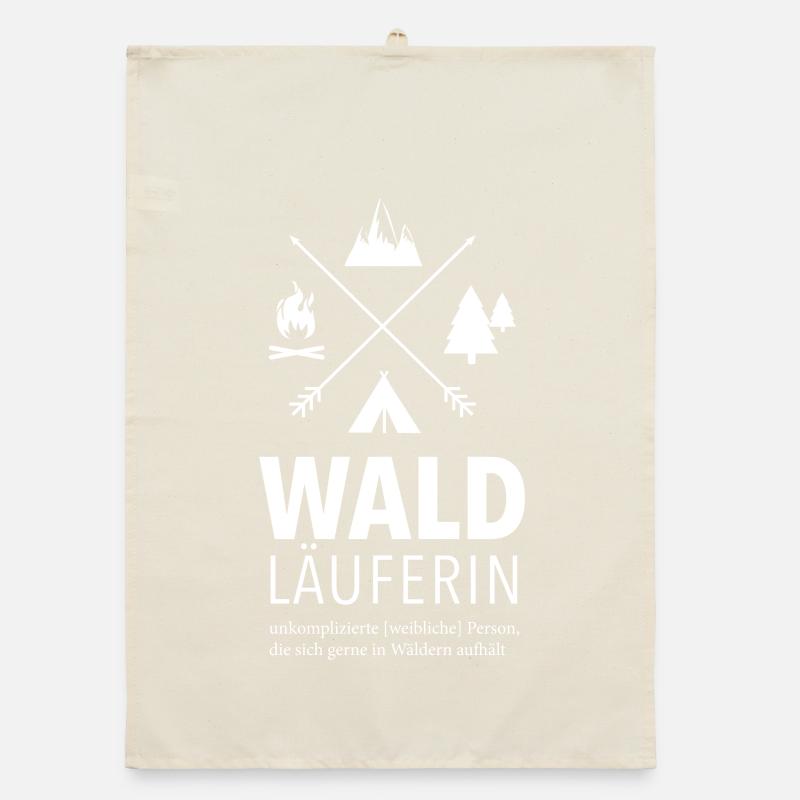 Waldläuferin Organic Geschirrtuch