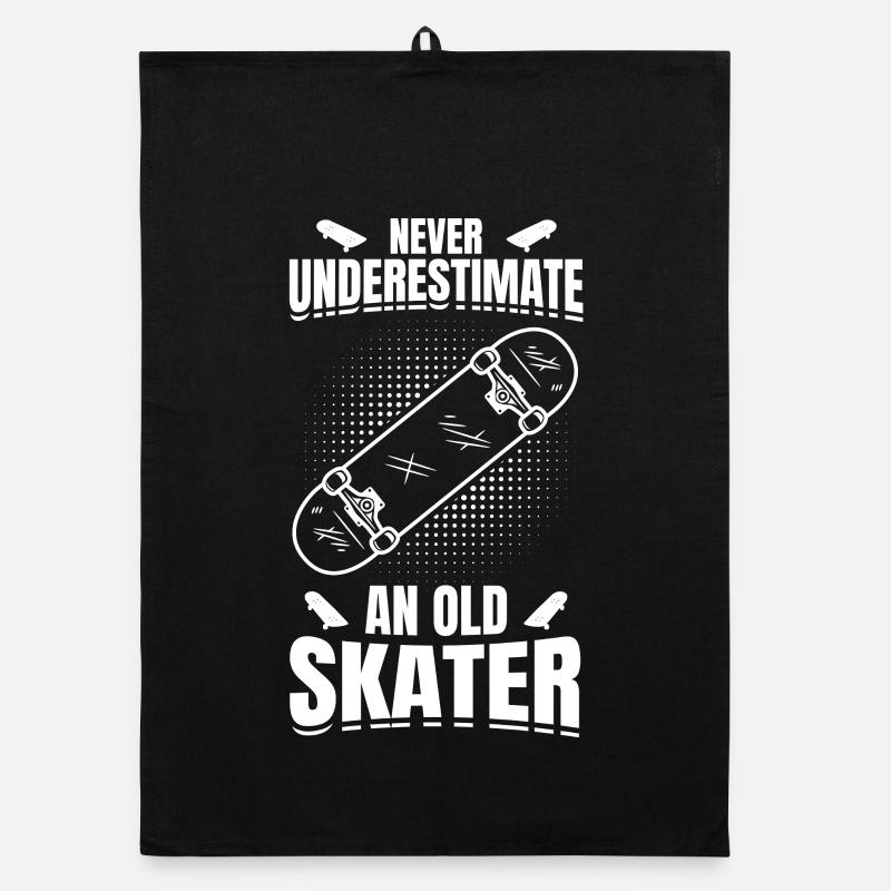 Grand-père de skateboard Torchon bio