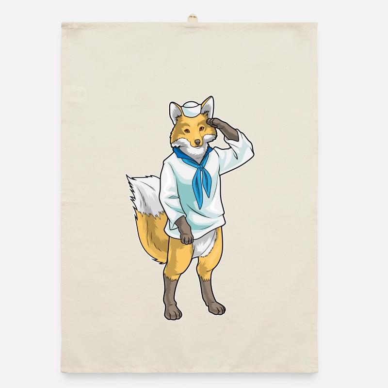 Chapeau de marin Fox Sailor Torchon bio