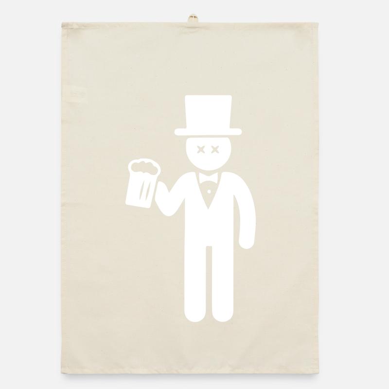 Soirée marié Enterrement de vie de garçon Torchon bio