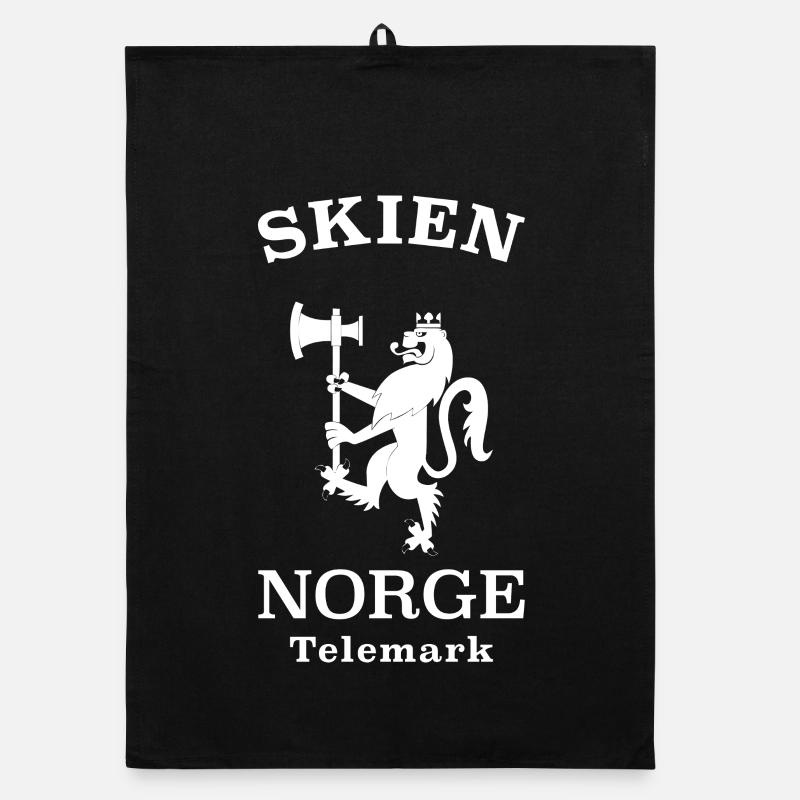 Skien Norge Norway Organic Geschirrtuch