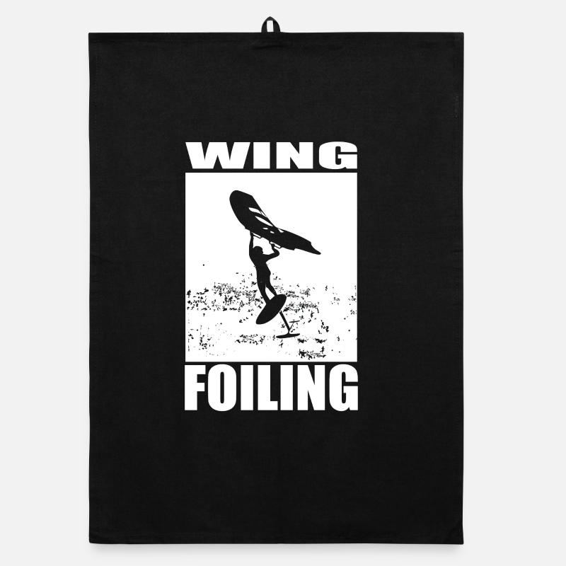 Motif de wing foil Torchon bio