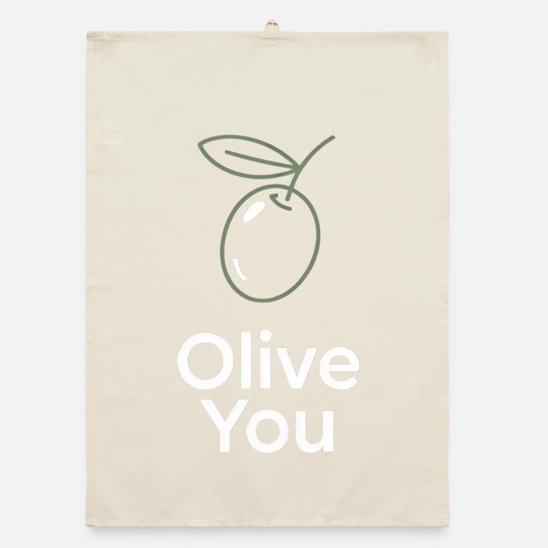 Olive You – Minimaliste propre Torchon bio
