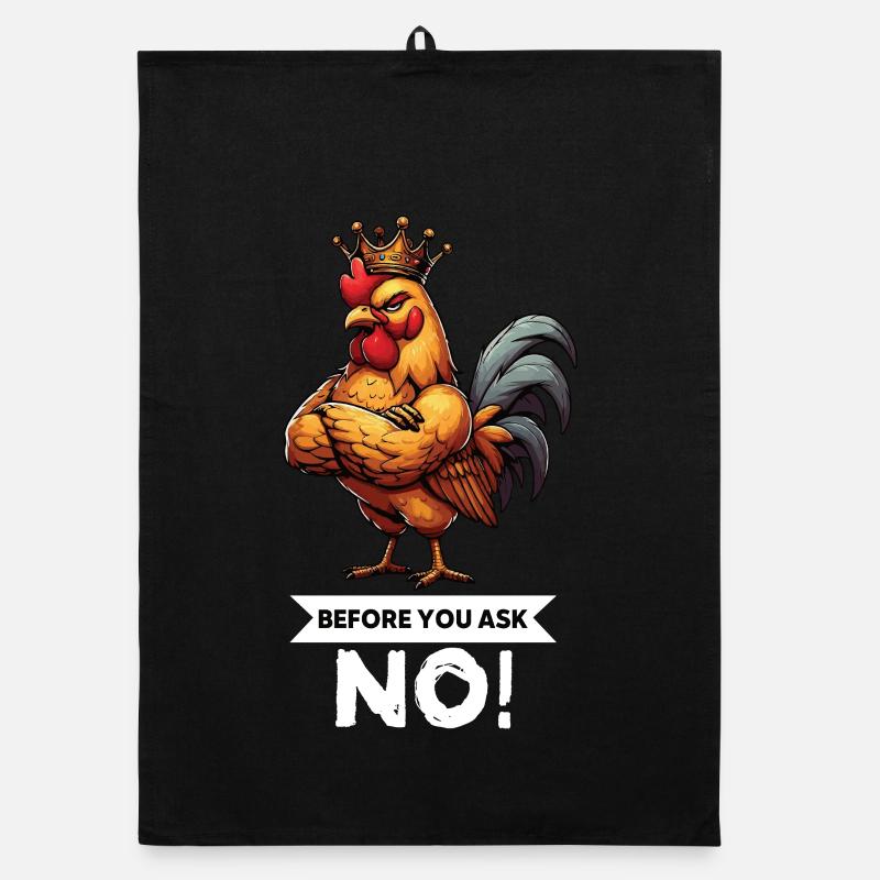 Before You Ask Chickens Chicken Chicken Lover Organic dish towel