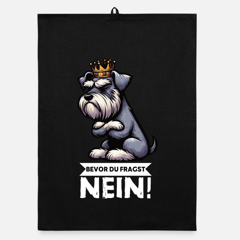 Avant que vous ne demandiez Pas de Schnauzer Géant Torchon bio
