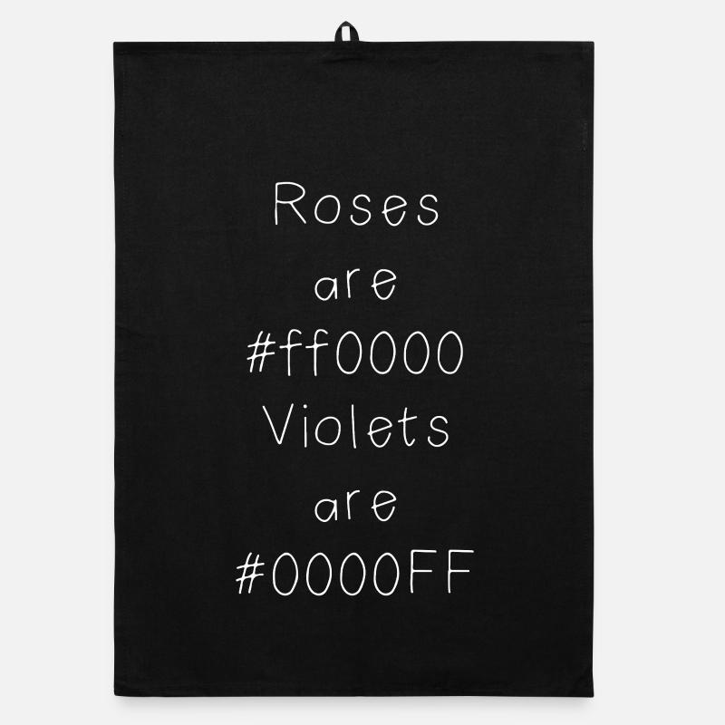 Blague sur le code couleur hexadécimal pour développeurs, codeurs et web... Torchon bio