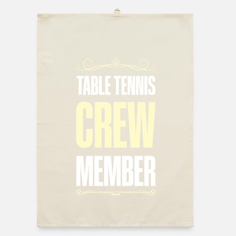 Table Tennis Crew Organic Geschirrtuch