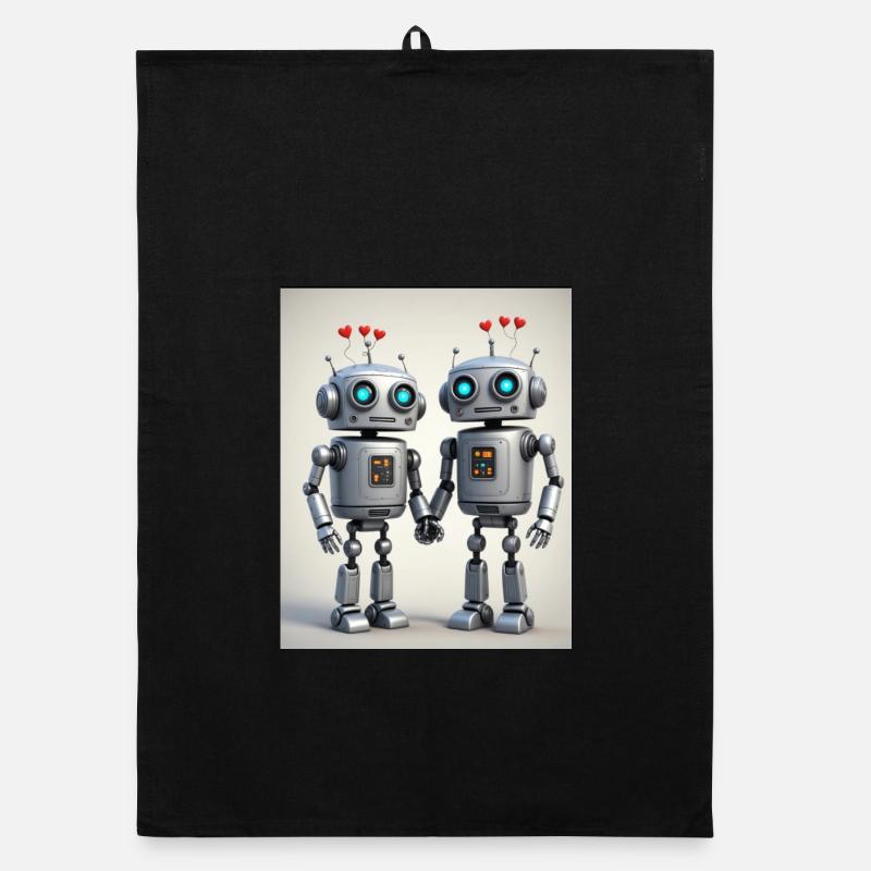 Couple de robots Torchon bio