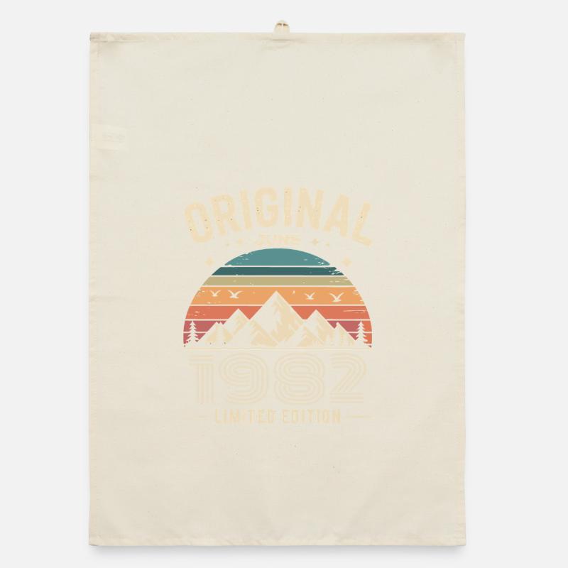 Juni 1982 – Legende der Gipfel und Berge Organic Geschirrtuch