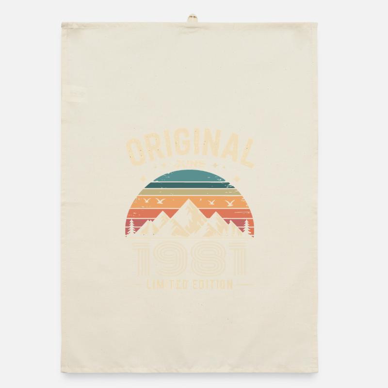 Juni 1981 – Legende der Gipfel und Berge Organic Geschirrtuch