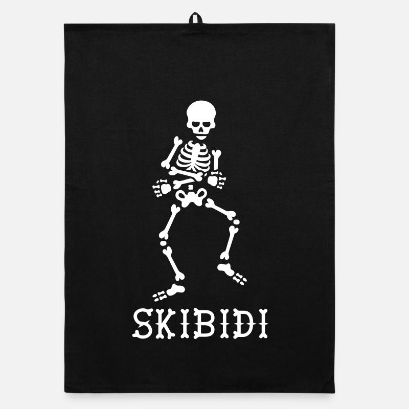 #SkibidiChallenge Skibidi meme danse squelette Torchon bio