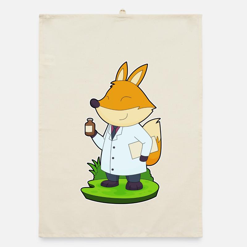 Médecine Fox Doctor Torchon bio