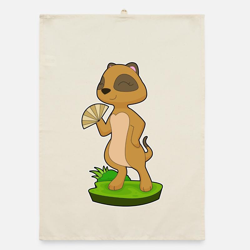 Meerkat Handheld Fan Organic dish towel