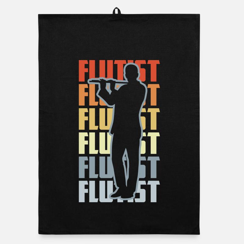 Flûtiste rétro Torchon bio