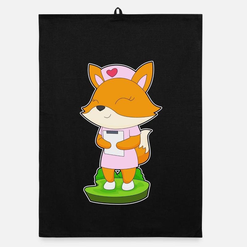 Fox Nurse Organic dish towel