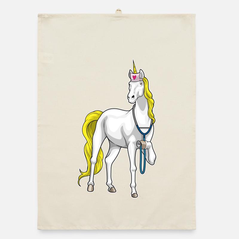 Stéthoscope d’infirmière licorne Torchon bio