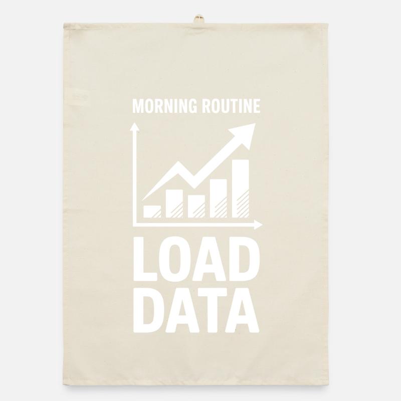 Datenanalyst Spruch Lustiges Datenanalyst Geschenk Organic Geschirrtuch