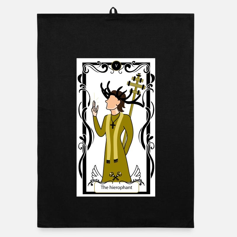 Der Hierophant Organic Geschirrtuch