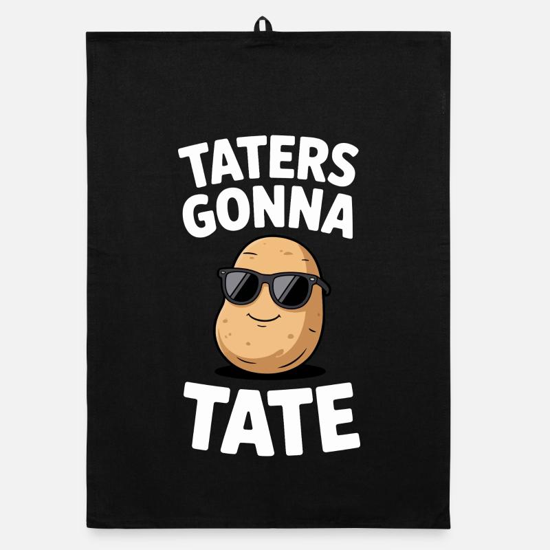 Taters gehen zur Tate Organic Geschirrtuch