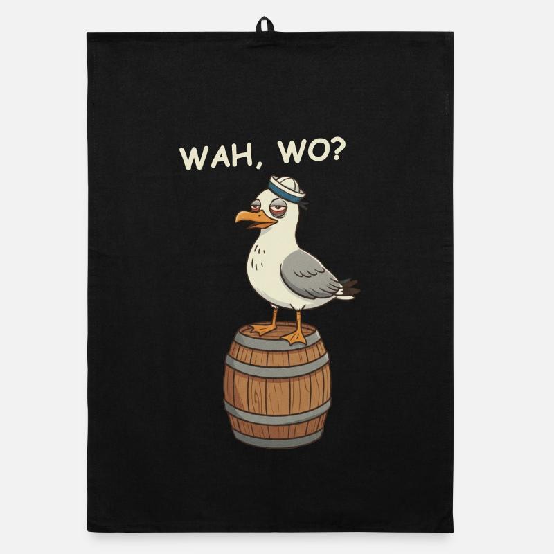 Mouette ivre Torchon bio