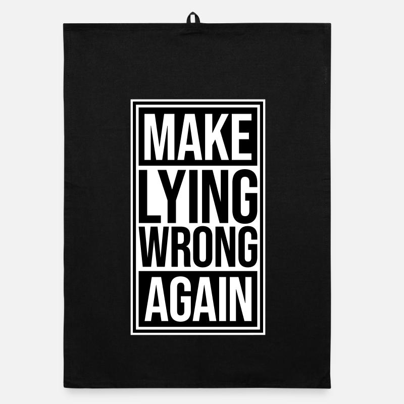 Logo de déclaration politique « Make Fooling Wrong Again » Torchon bio