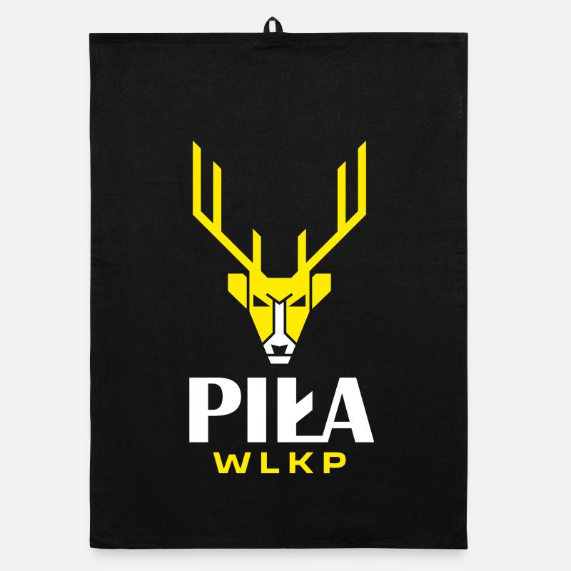 City Saw Deer Logo Organic Geschirrtuch