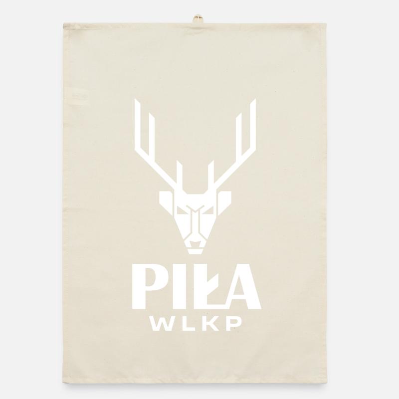 City Saw Deer Logo Organic dish towel