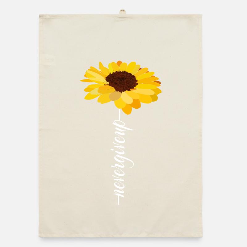 never give up Organic dish towel