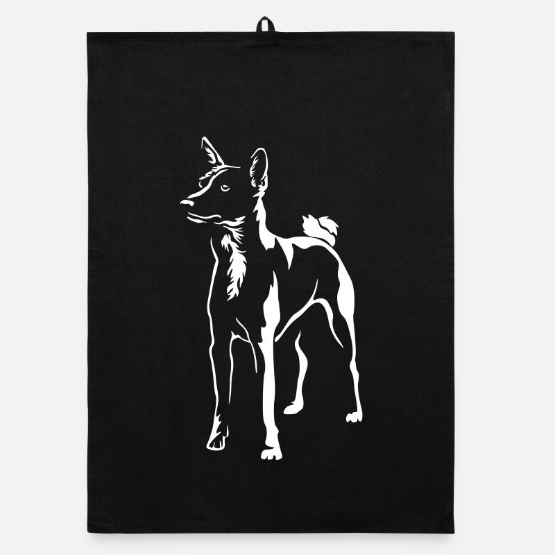 Basenji "Black Edition" Torchon bio